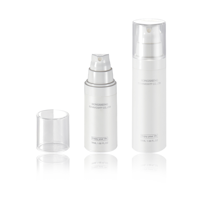 30ML 50ML Havasız Şişe Sızdırmaz Tuvalet Malzemeleri için Doldurulabilir kavanoz HS-021B