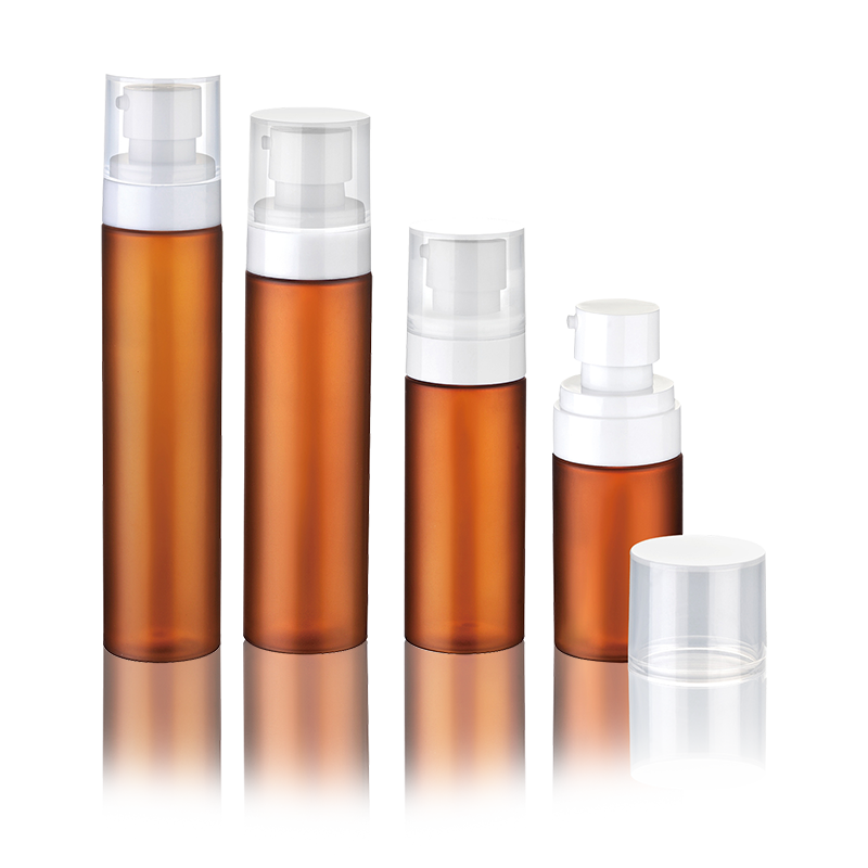 40ML-100ML Hafif lüks yüksek dereceli amber Pet/Petg Sıvı Şişe Serisi-HS-P01