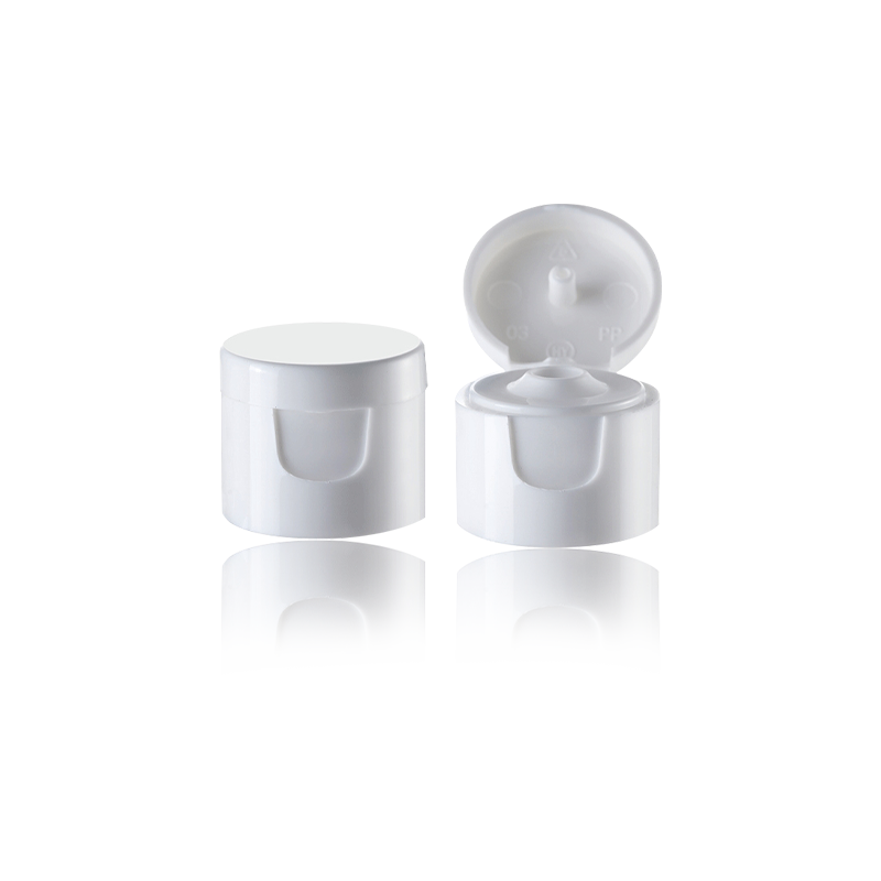 Kremsi beyaz kapaklı kozmetik kozmetik Kelebek Cap-HY-F04