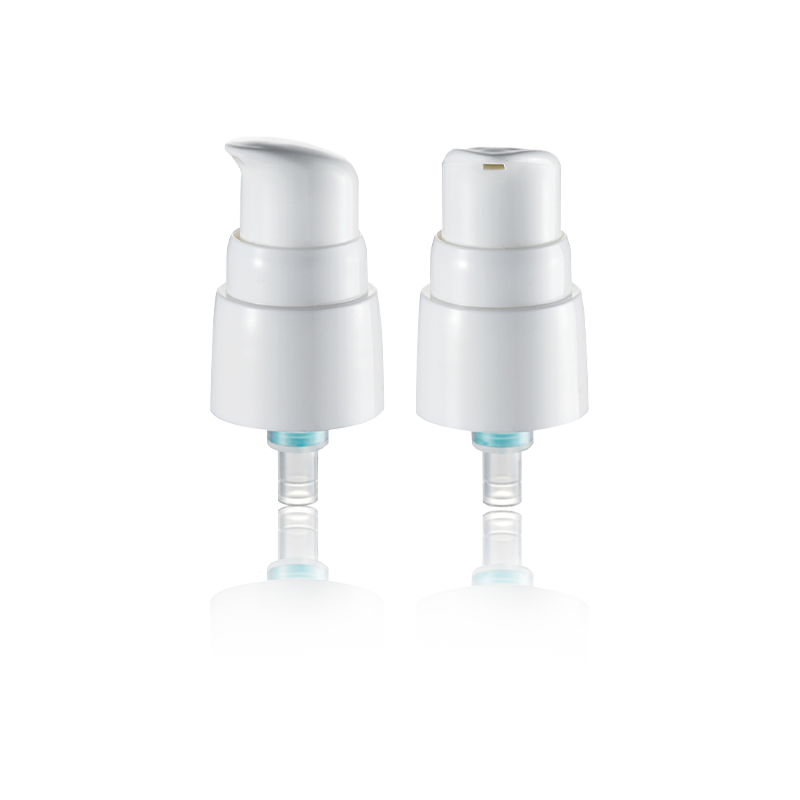 HY20A-09 Kozmetik Beyaz losyon pompası 20/410 24/410 0.25cc cilt bakımı için