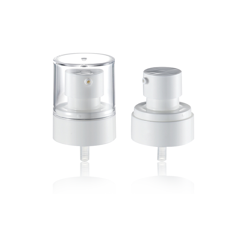 HY24A-34 UPG kozmetik pp veya beyaz renkli losyon/sprey pompası olarak 24/410 yarım kapak 0,25cc